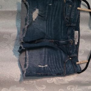 Women's Blue Denim Shorts